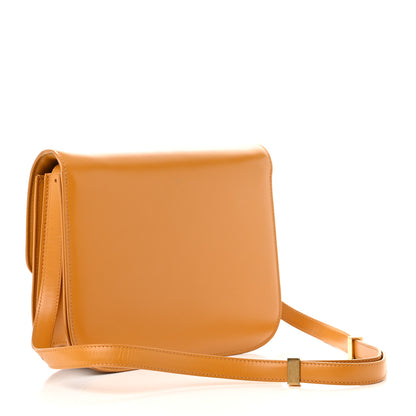 Celine Smooth Calfskin Medium Classic Box Flap Bag Daffodil 3 of 18
