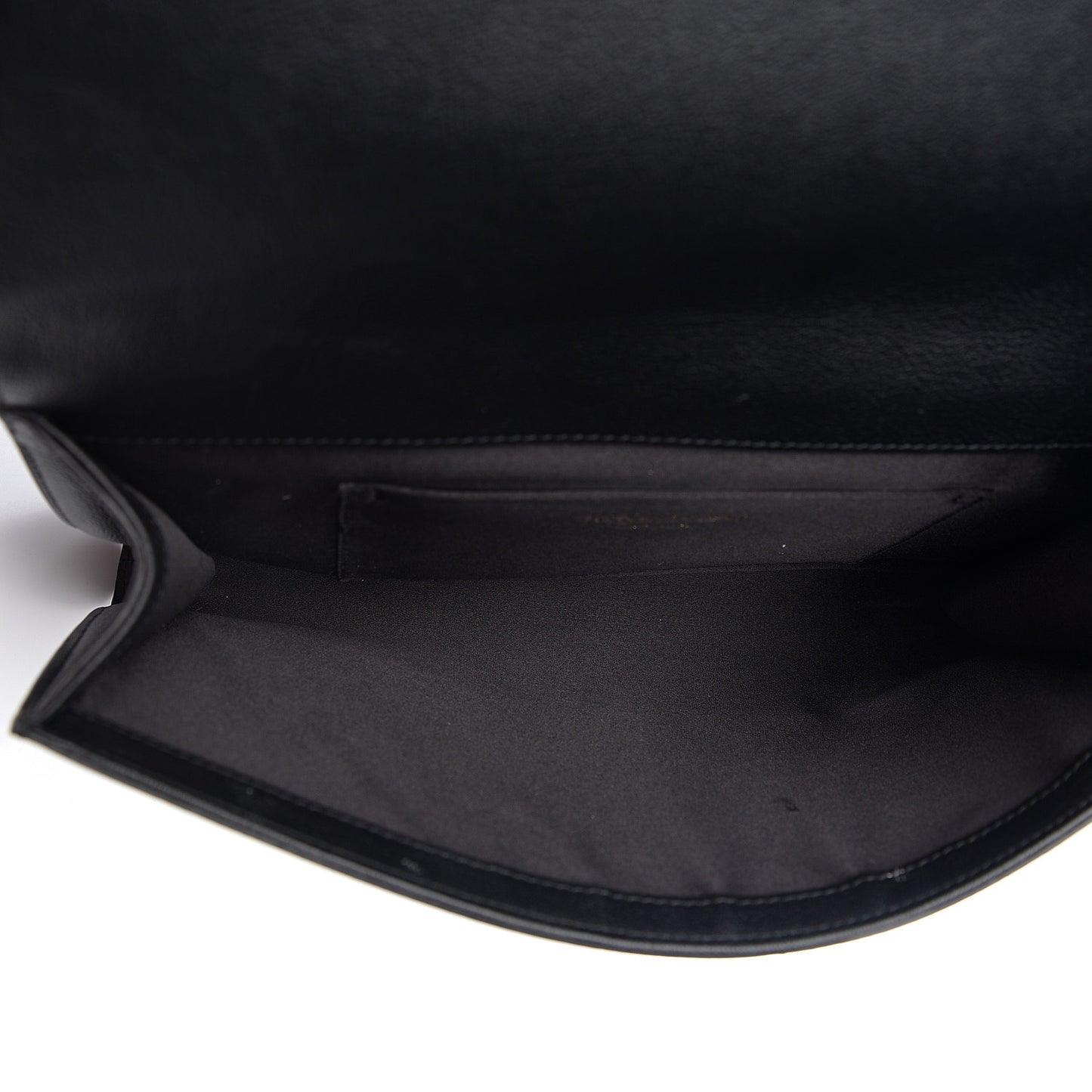 Calfskin Monogram Large Belle De Jour Clutch Black