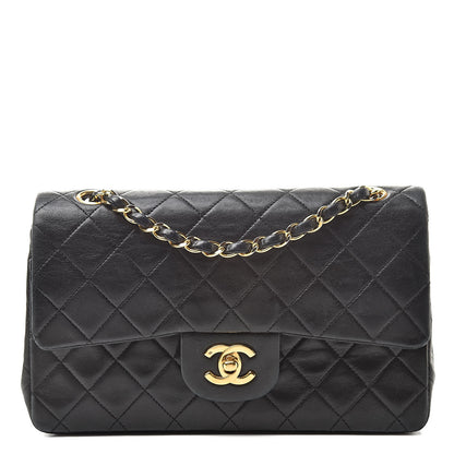 Chanel Lambskin Quilted Small Double Flap Black 1 of 19