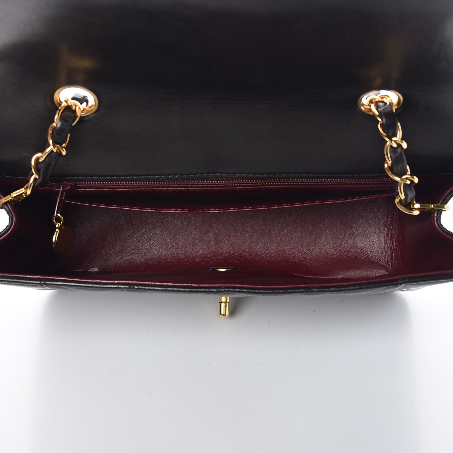 Chanel Lambskin Quilted Small Single Flap Black 5 of 13