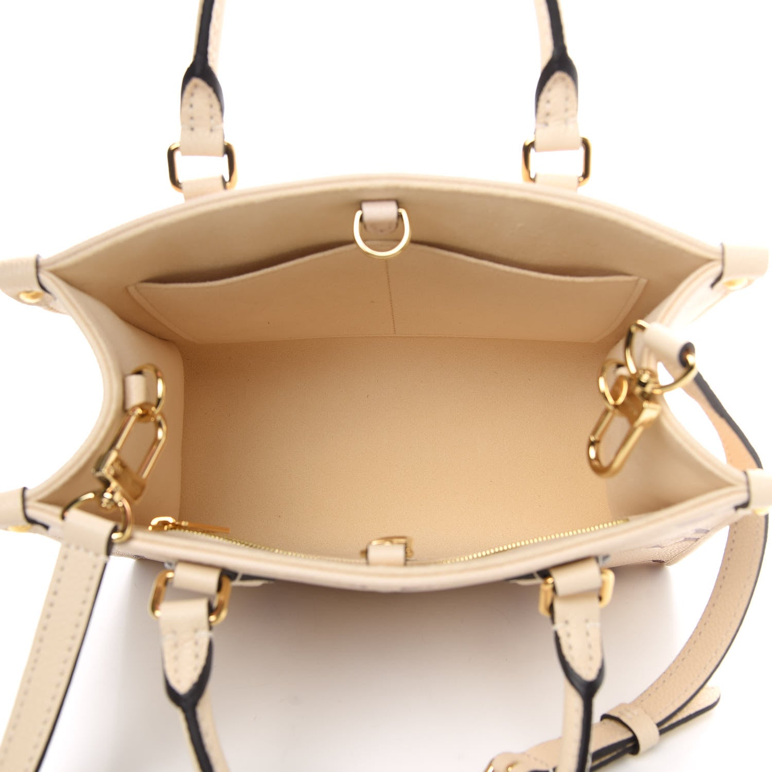 Louis Vuitton Empreinte Monogram Giant Onthego PM Creme Bois De Rose 5 of 9