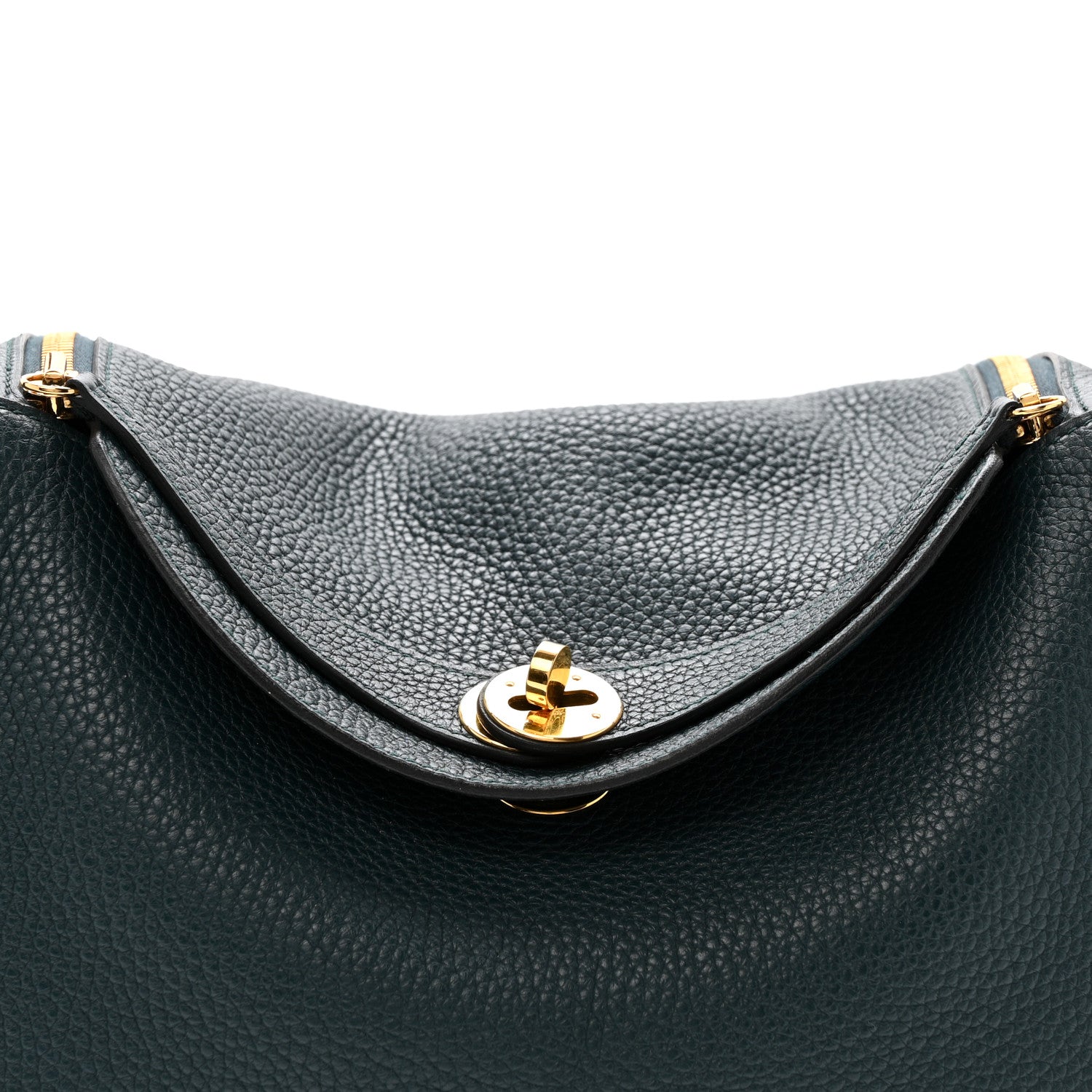 Hermes Taurillon Clemence Lindy 30 Vert Cypress 8 of 13