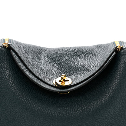 Hermes Taurillon Clemence Lindy 30 Vert Cypress 8 of 13