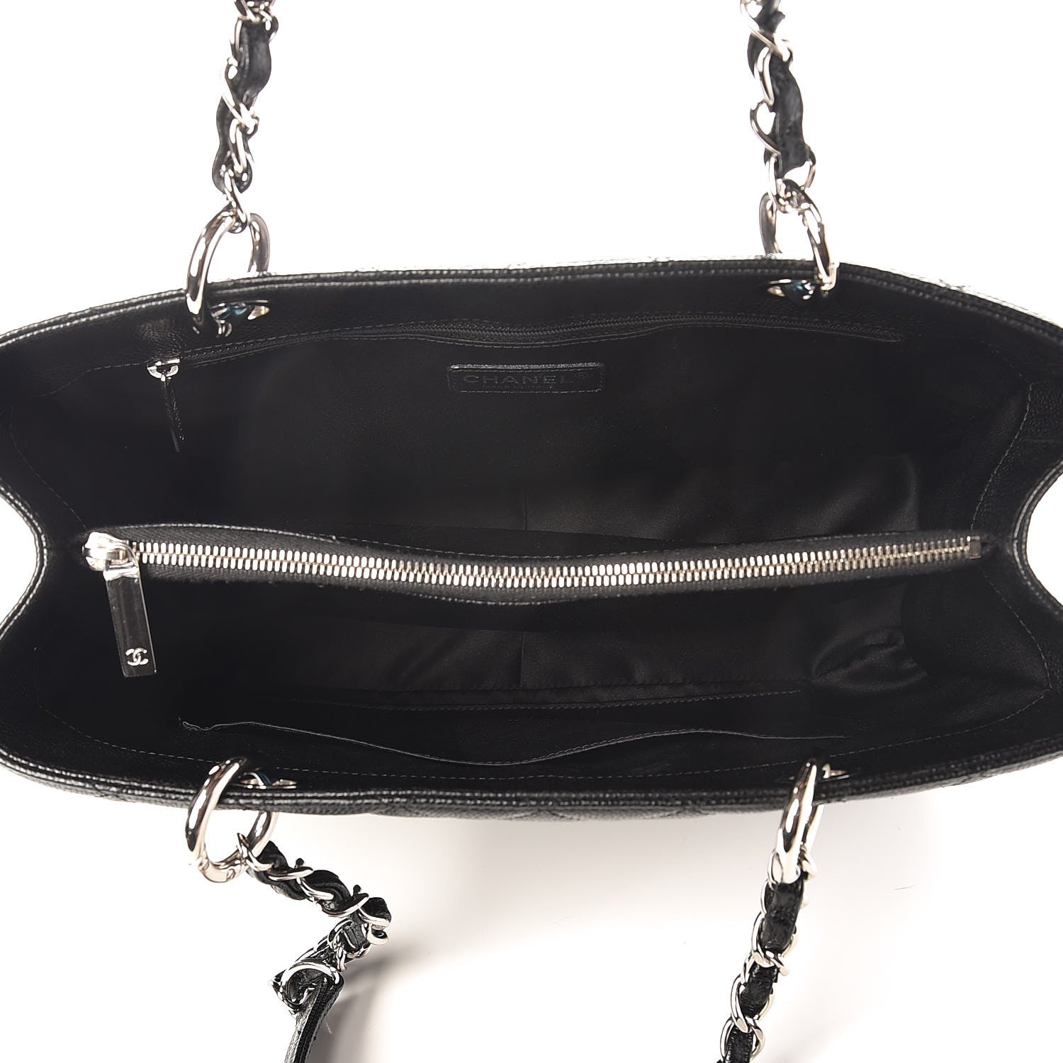 Chanel Caviar Quilted Grand Shopping Tote GST Black 7 of 21