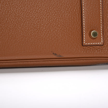 Hermes Togo JPG Birkin 42 Gold 10 of 21