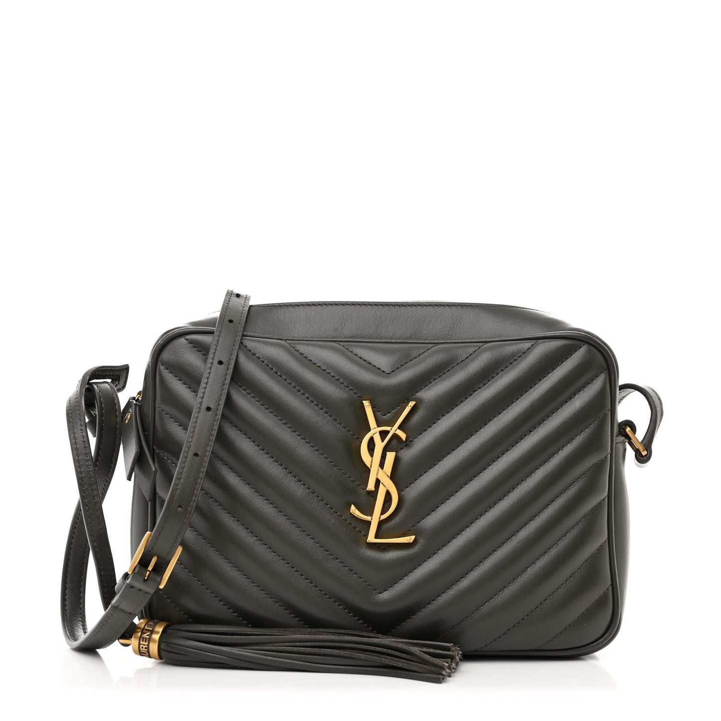 Calfskin Matelasse Monogram Lou Camera Bag Fog