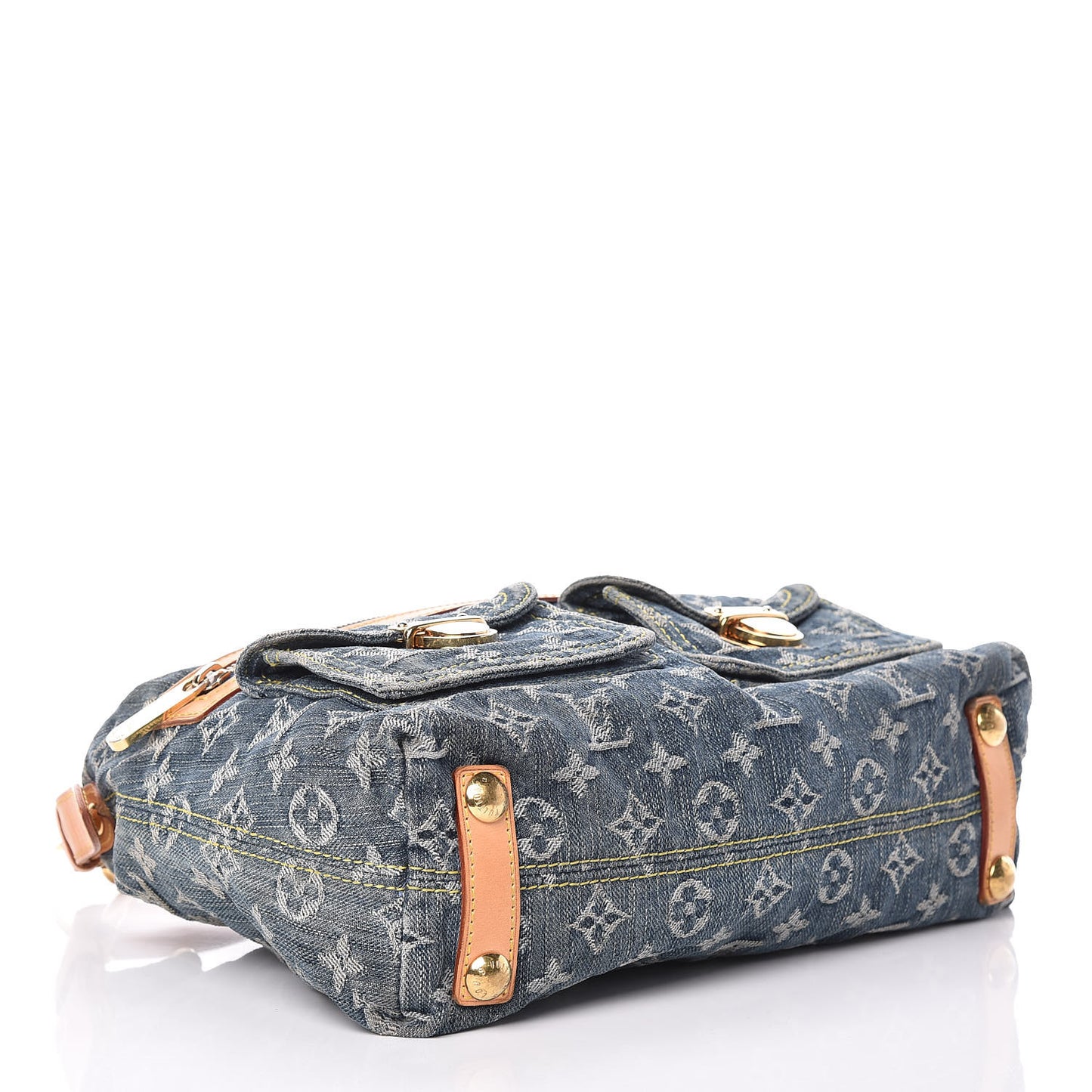 Monogram Denim Baggy PM Blue