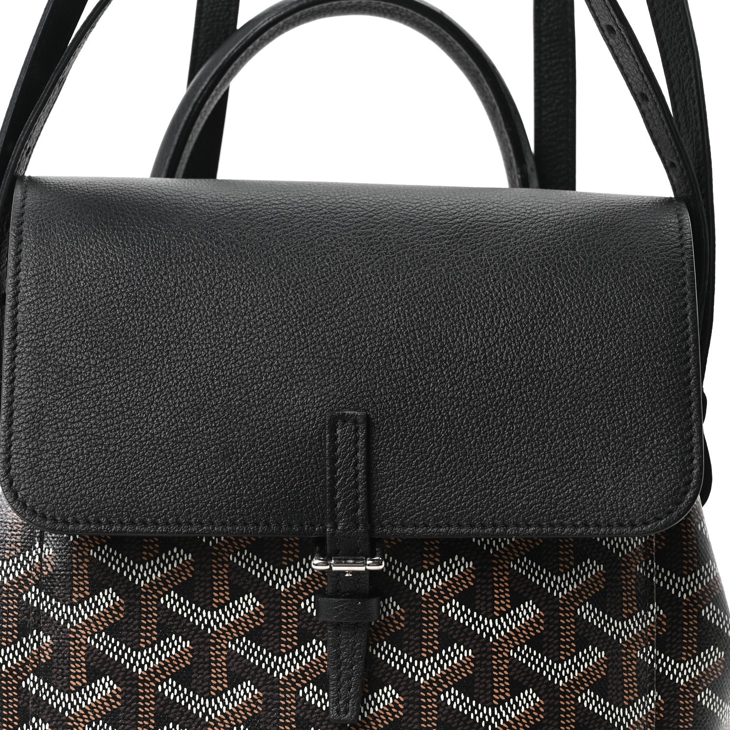 Goyard Goyardine Calfskin Mini Alpin Backpack Black 6 of 8