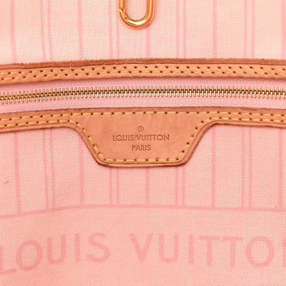 Louis Vuitton Damier Azur Neo Neverfull GM Rose Ballerine 6 of 14