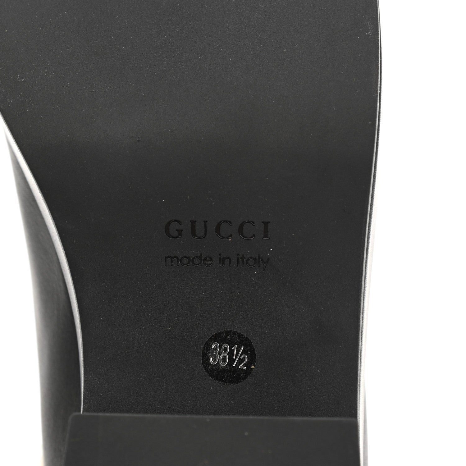 Gucci Calfskin Faux Shearling Studded Victor Ankle Boots 38.5 Black Mystic White 8 of 10