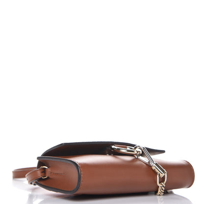 Chloe Suede Calfskin Mini Faye Shoulder Bag Tobacco 4 of 7