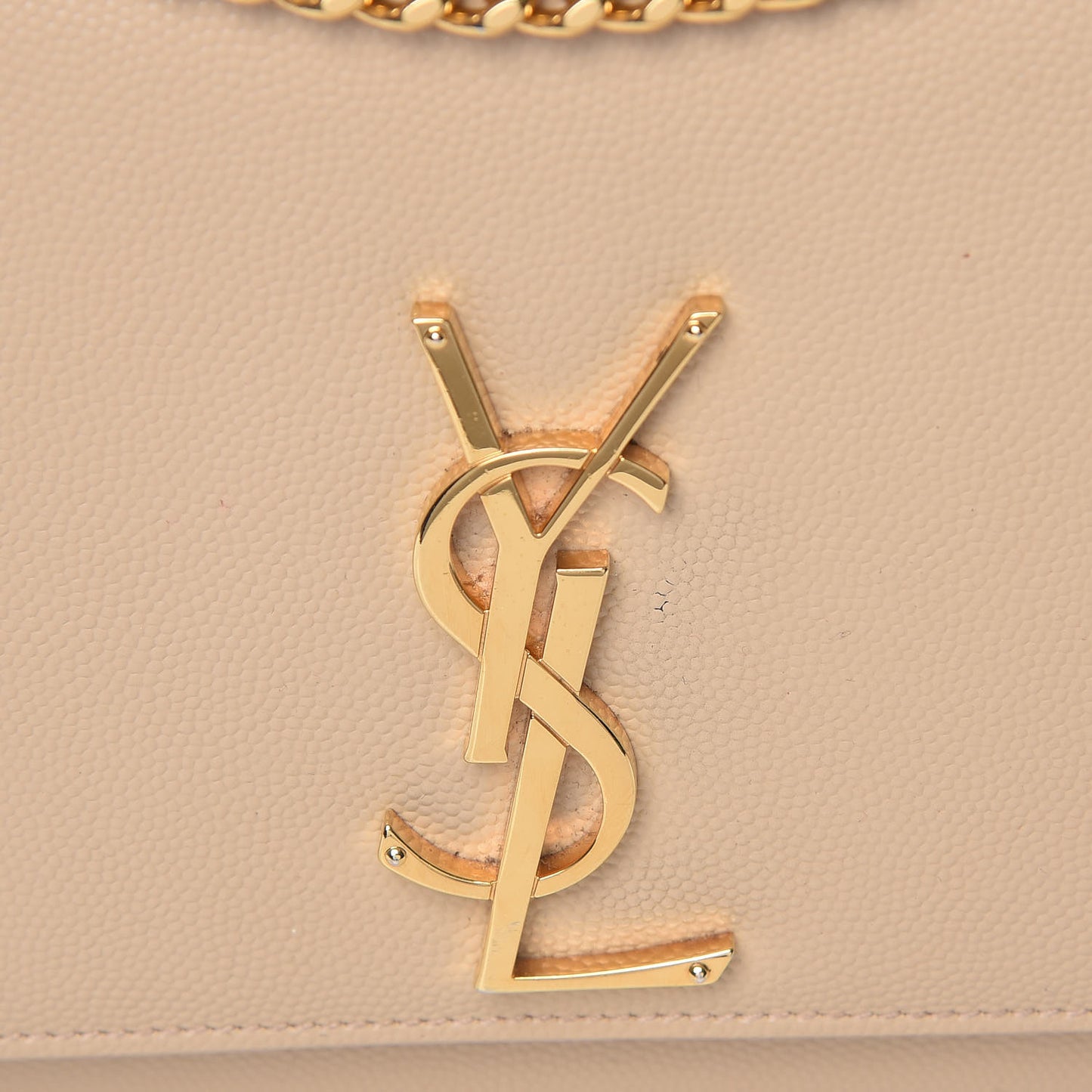 Grain De Poudre Medium Monogram Kate Satchel Nude Powder