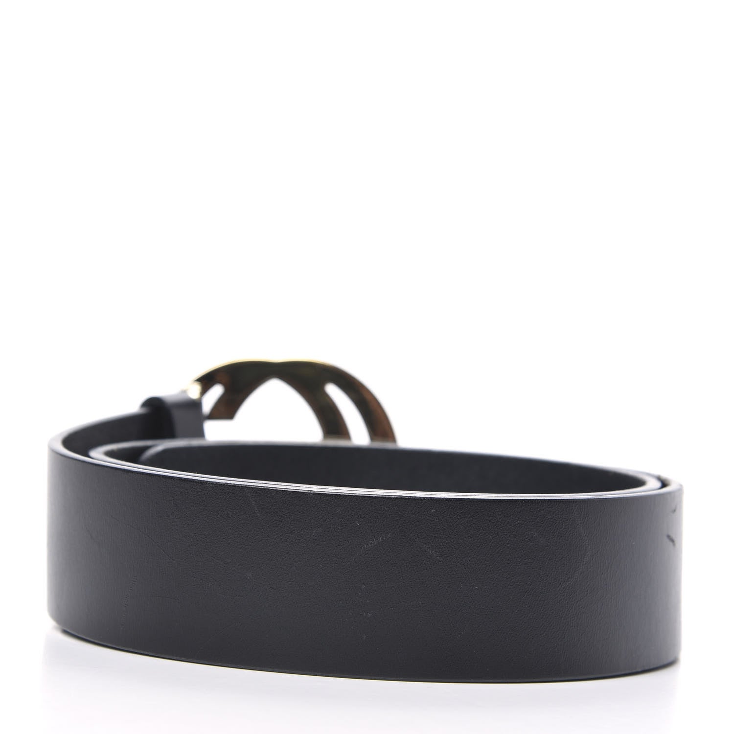 Gucci Calfskin Interlocking G Belt 80 32 Black 2 of 7