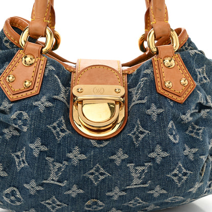 Louis Vuitton Monogram Denim Pleaty Blue 7 of 11