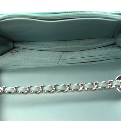 Chanel Lambskin Quilted Trendy CC Wallet On Chain WOC Light Blue 5 of 9
