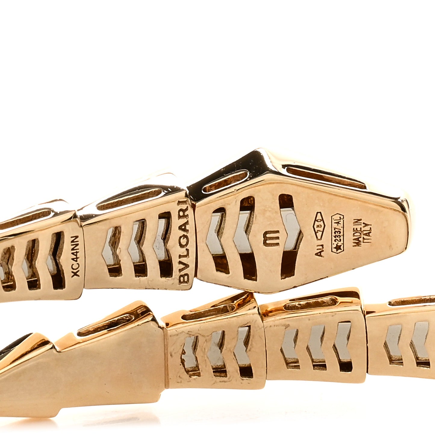 18K Yellow Gold Serpenti Viper Bracelet M