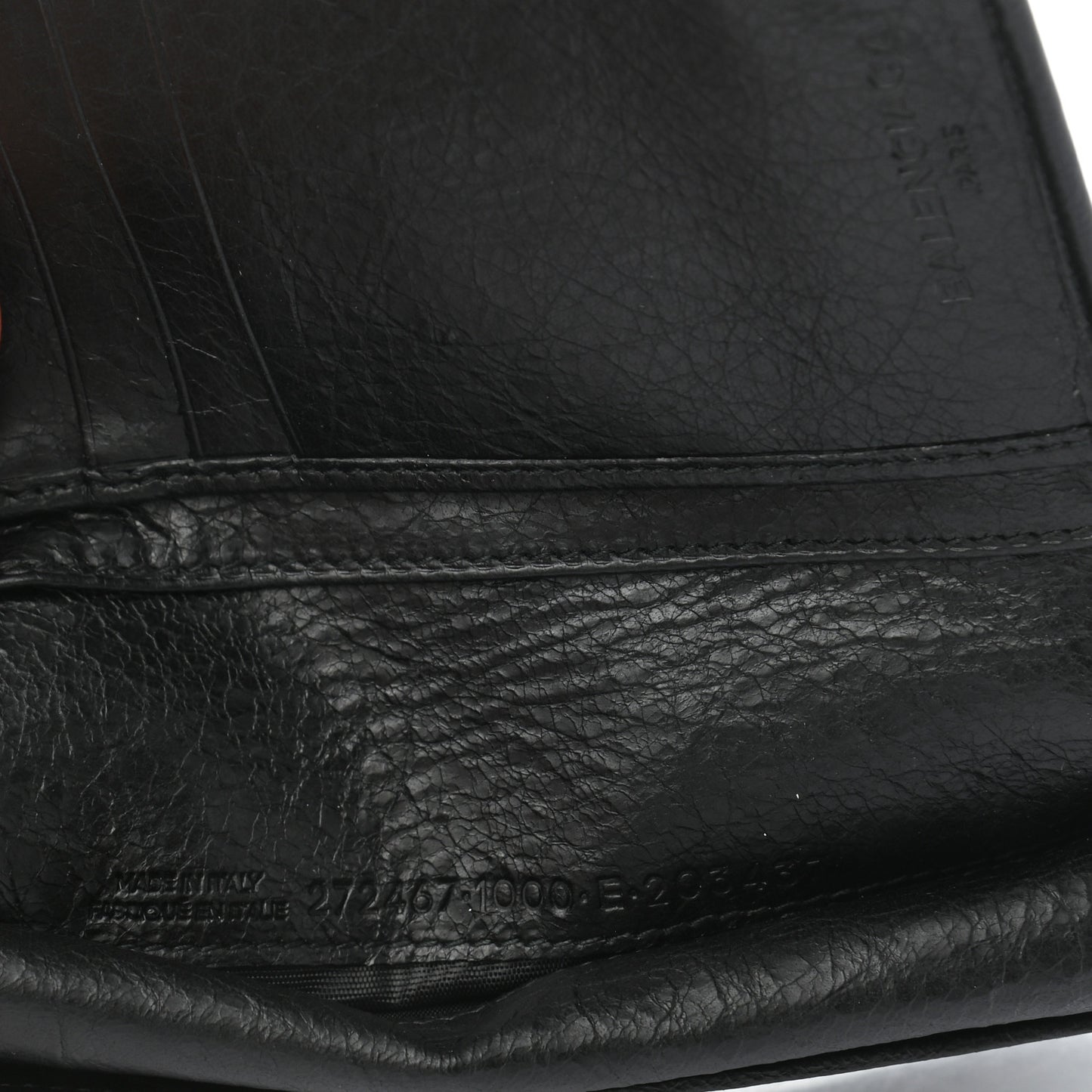 Agneau Classic Hardware Continental Zip Around Wallet Black