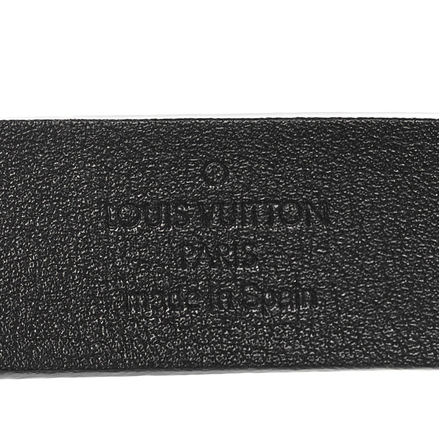 Louis Vuitton Calfskin Embossed LV Initiales 20mm Belt 75 30 Black 4 of 7