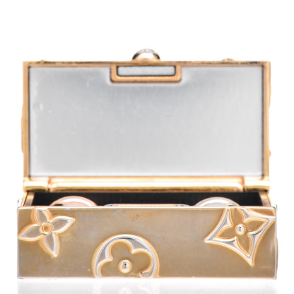 Louis Vuitton Studdy Hoop Earrings MM Gold Pink Silver 8 of 11