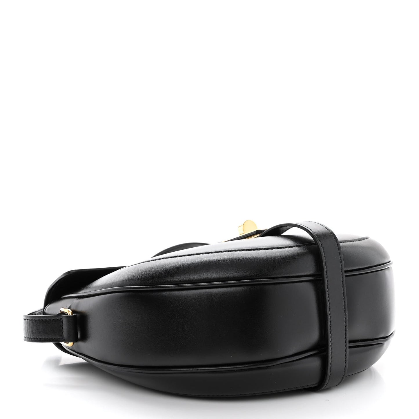 Satinated Calfskin Medium Besace 16 Black