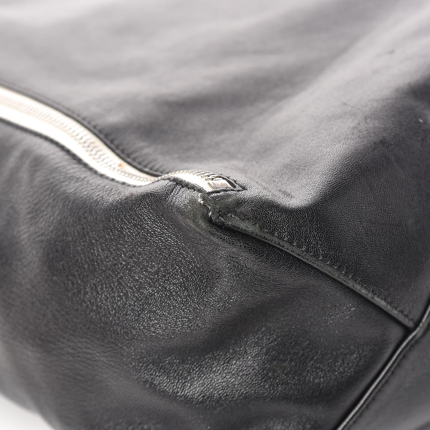 Celine Smooth Lambskin Vertical Zip Cabas Black 11 of 16