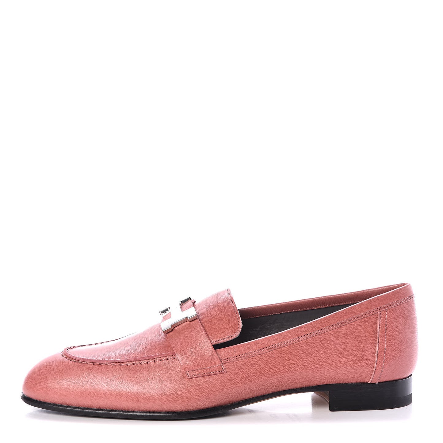 Goatskin Paris Loafers 37.5 Rouge Blush