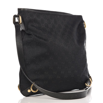 Gucci Nylon Monogram Abbey Messenger Bag Dark Brown 2 of 10