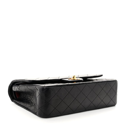 Chanel Lambskin Quilted Medium Double Flap Black 4 of 13