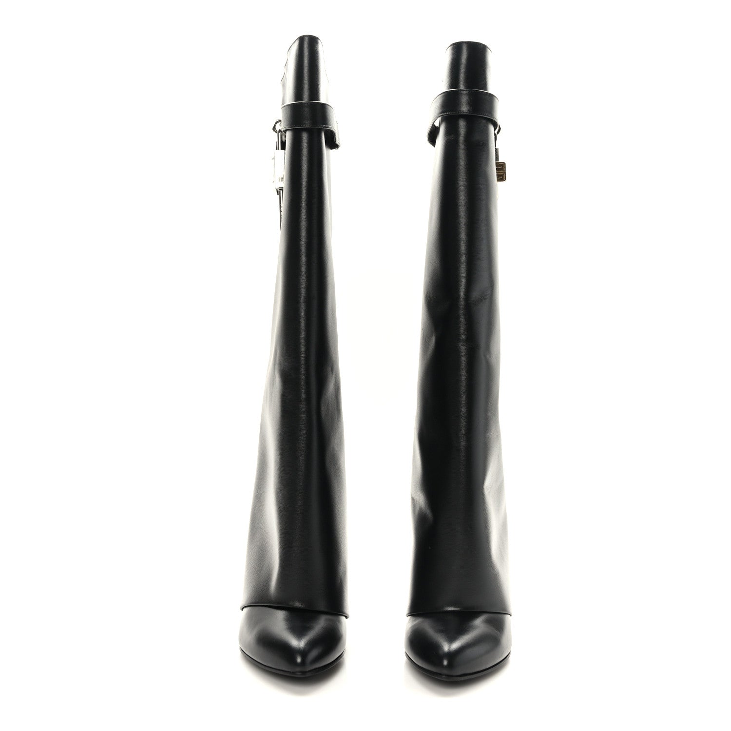 Givenchy Calfskin Shark Lock Pant Boots 40.5 Black 2 of 7
