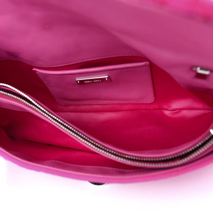 Miu Miu Faille Matelasse Crystal Flap Clutch Pink 5 of 10