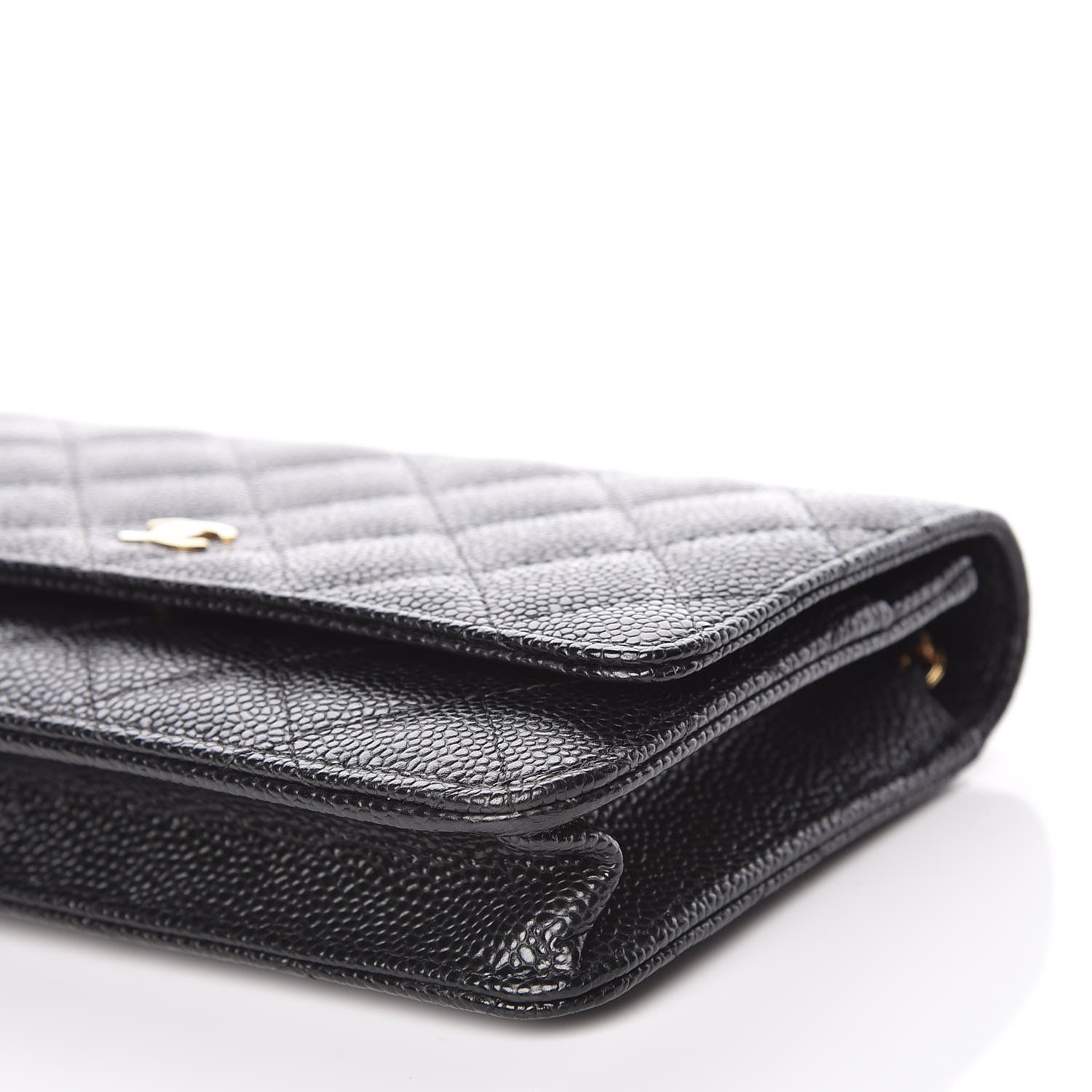 Chanel Caviar Quilted Wallet On Chain WOC Black 10 of 11