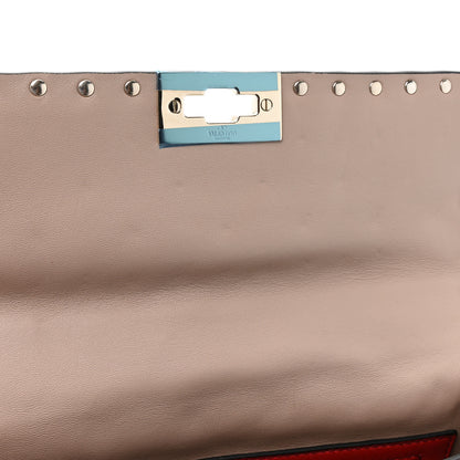 Valentino Garavani Lambskin Medium Rockstud Spike Shoulder Bag Poudre 9 of 11