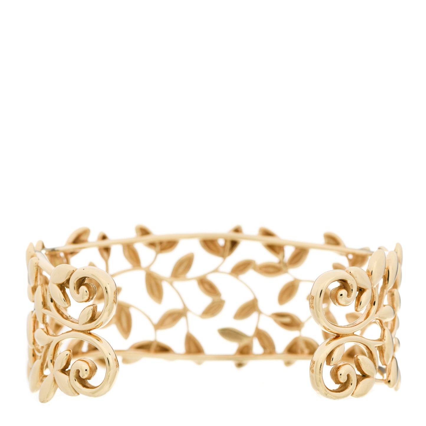 18K Yellow Gold Paloma Picasso Olive Leaf Cuff Bracelet