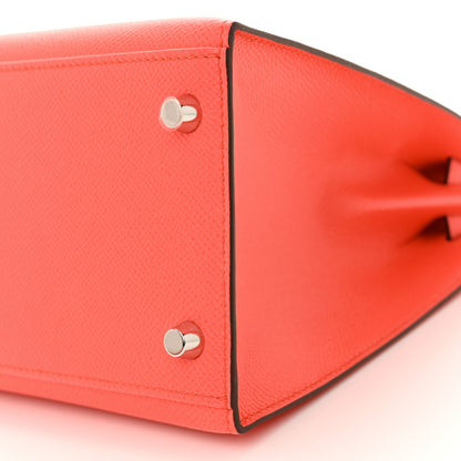 Hermes Epsom Kelly Sellier 28 Rose Texas 10 of 13
