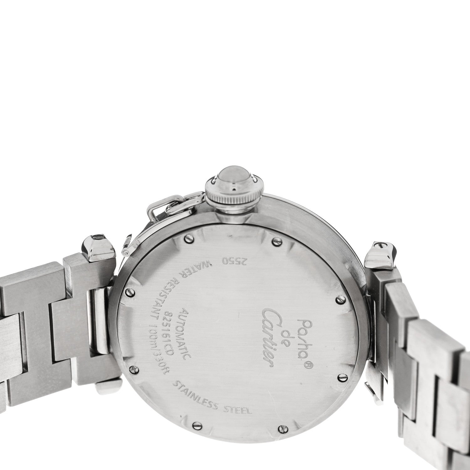 Cartier Stainless Steel 35mm Pasha GMT Automatic Watch Black 4 of 4