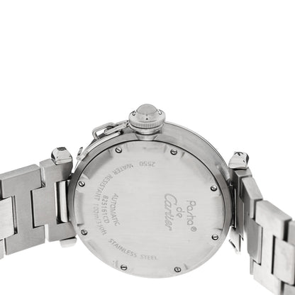 Cartier Stainless Steel 35mm Pasha GMT Automatic Watch Black 4 of 4