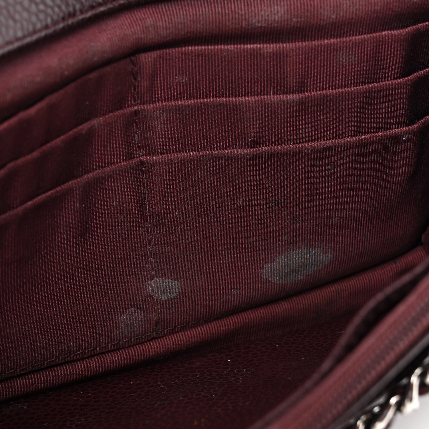 Chanel Caviar Timeless CC Wallet On Chain WOC Dark Brown 16 of 17