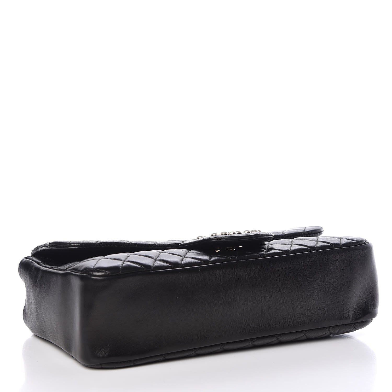 Chanel Lambskin Medium Westminster Pearl Flap Black 4 of 9