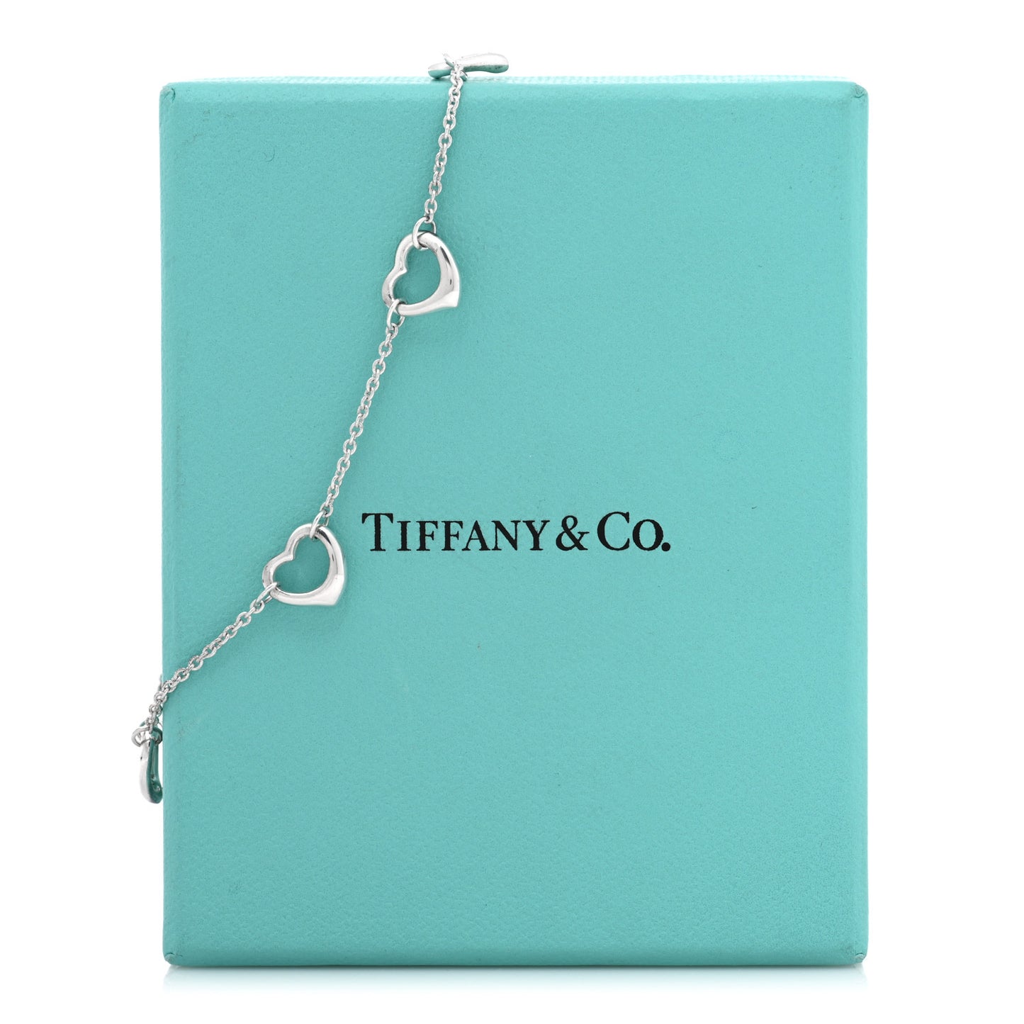 Sterling Silver Elsa Peretti Open Heart Bracelet