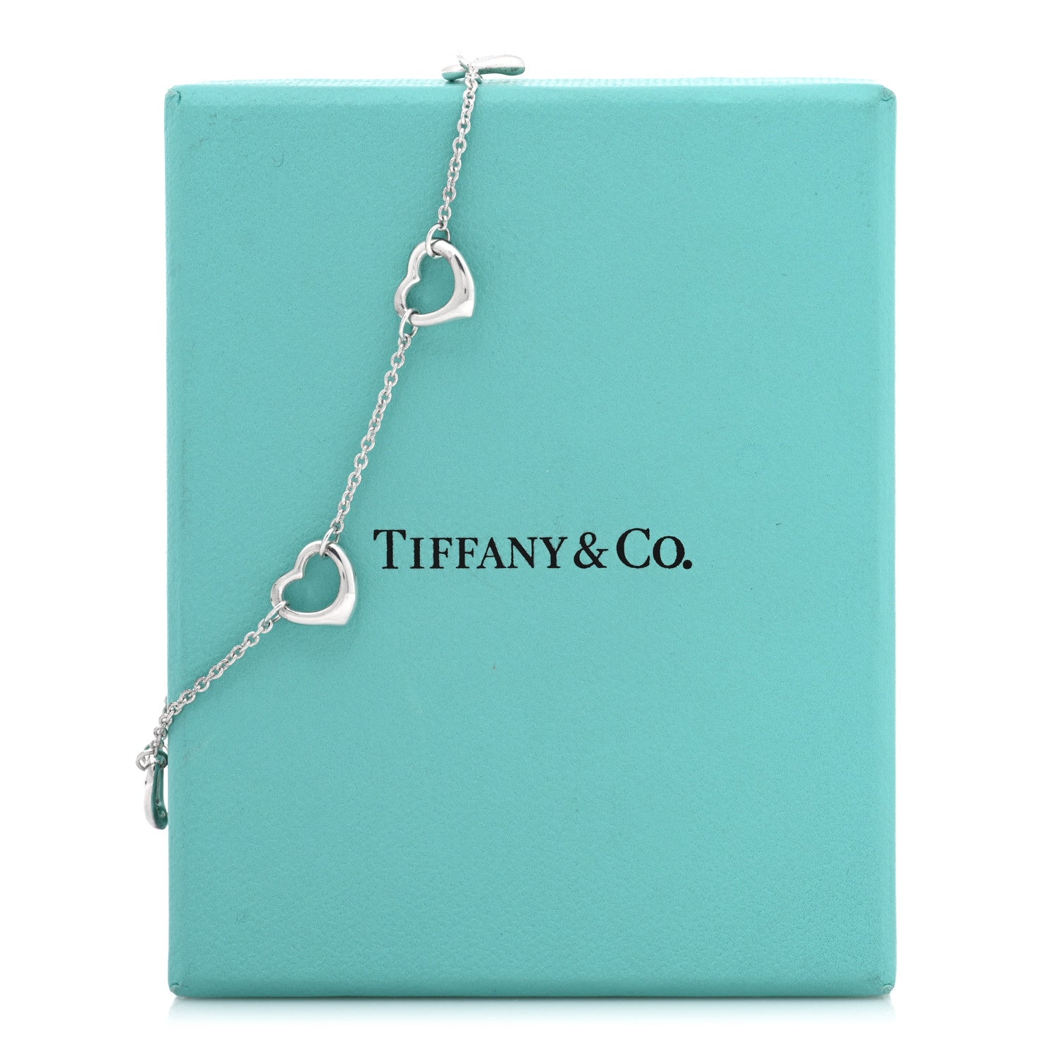 Tiffany Sterling Silver Elsa Peretti Open Heart Bracelet 4 of 4