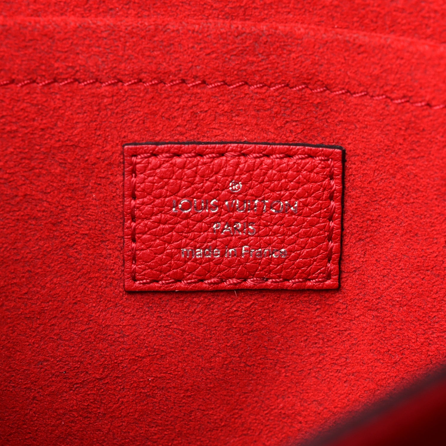 Louis Vuitton Soft Calfskin Mylockme Chain Bag BB Rubis 6 of 9