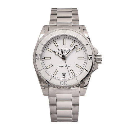 Gucci Stainless Steel 32mm Dive Quartz Watch White 1 of 7