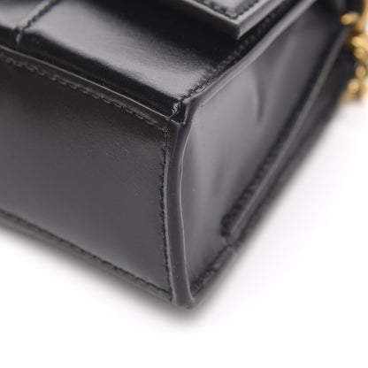 Balenciaga Shiny Box Calfskin Small Hourglass Evening Chain Bag Black 9 of 9