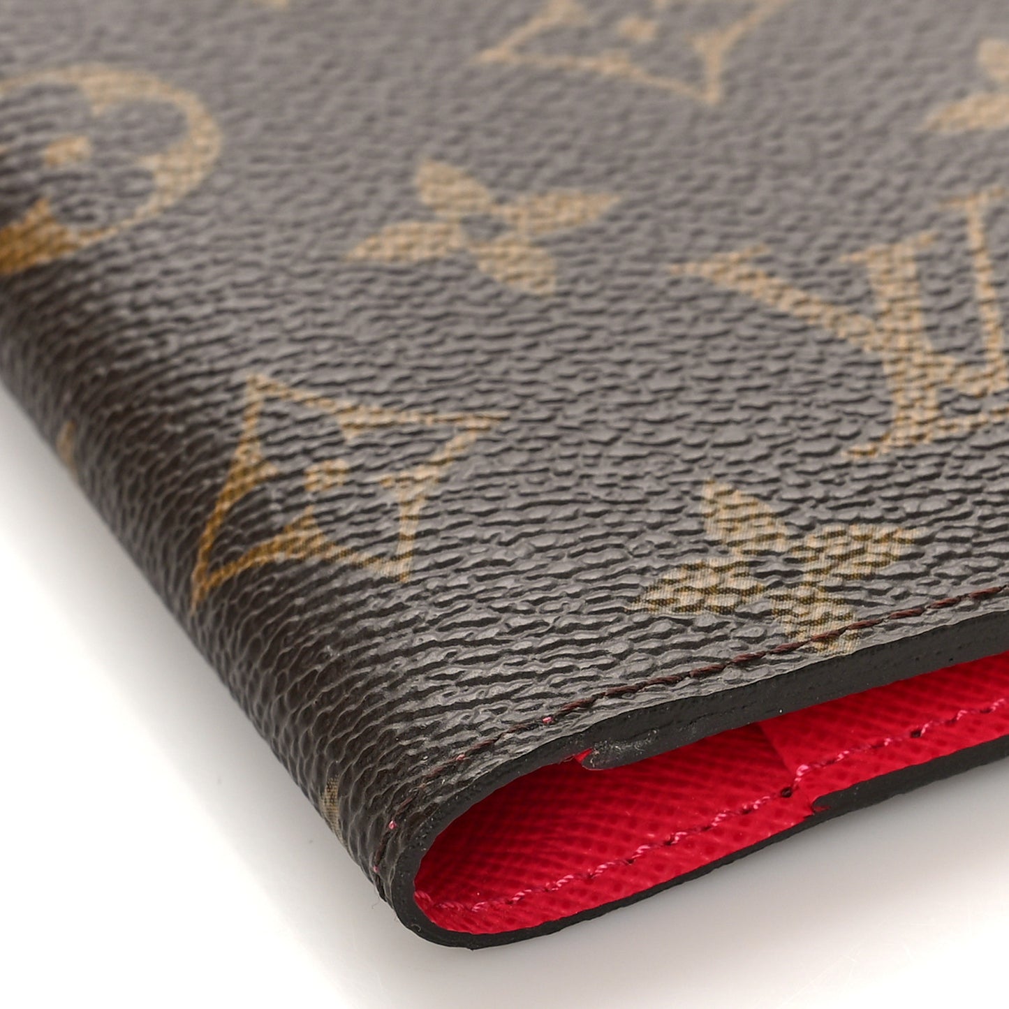 Monogram My LV Heritage Passport Cover Fuchsia Orange