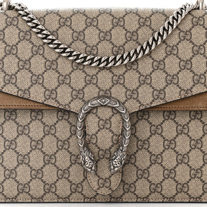 Gucci GG Supreme Monogram Medium Dionysus Shoulder Bag Taupe 8 of 11
