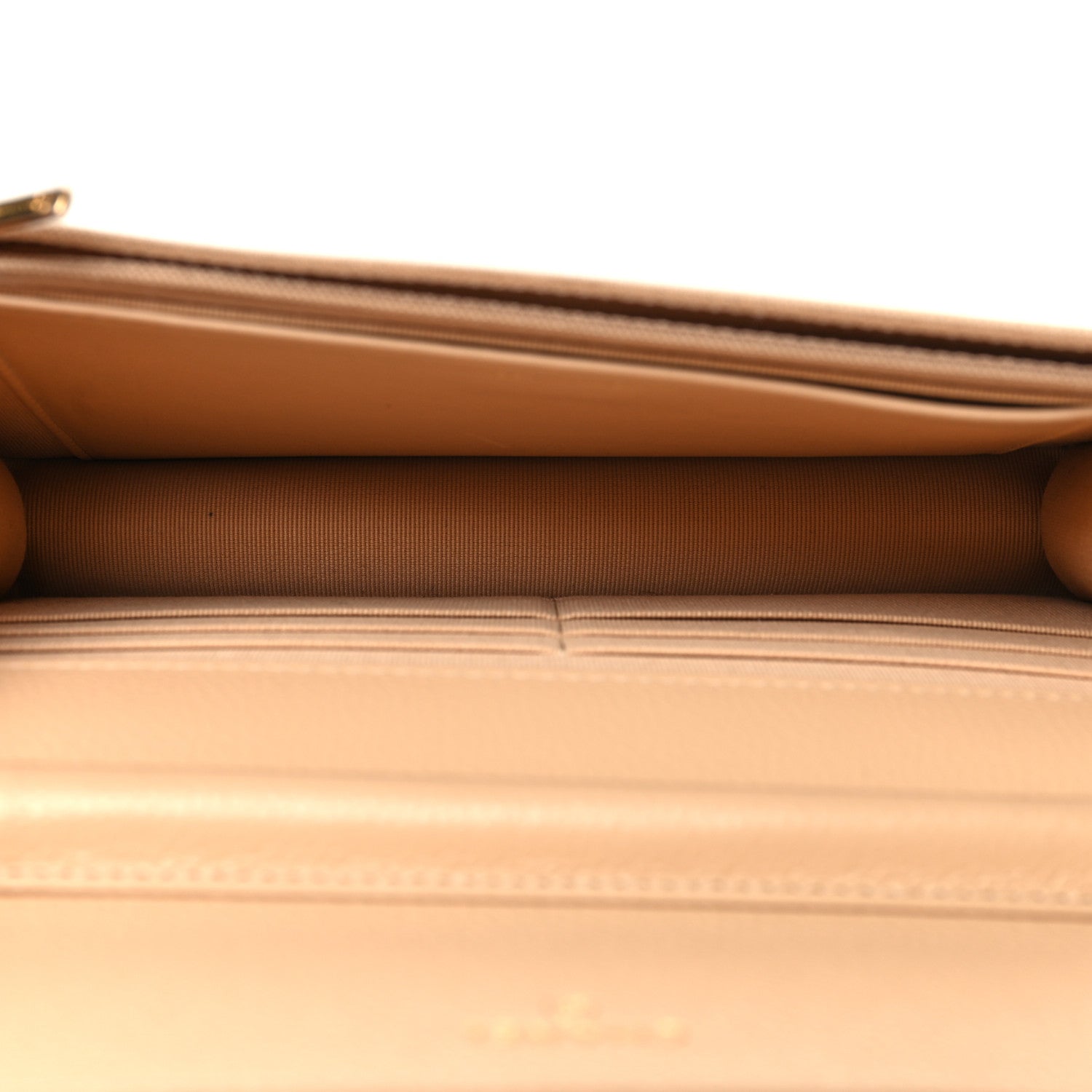 Chanel Caviar Quilted Wallet On Chain WOC Beige 5 of 12