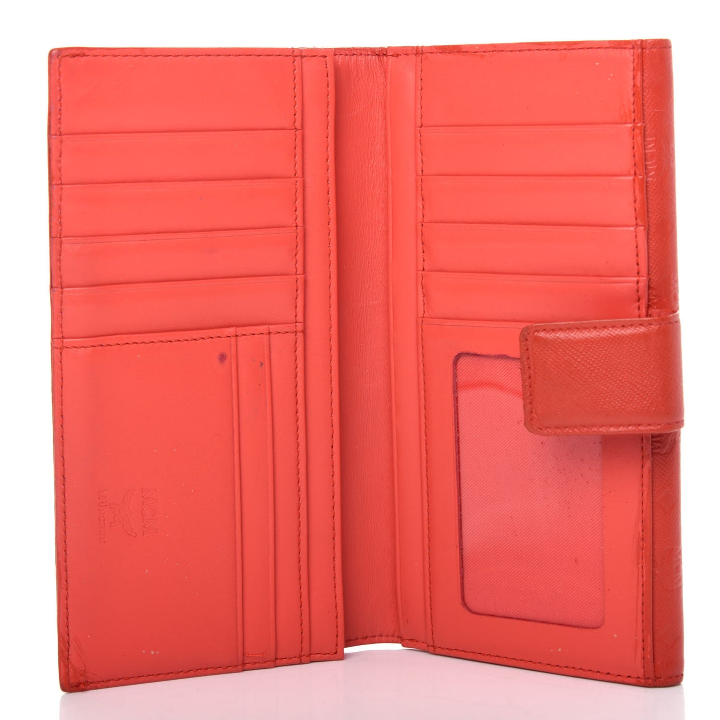 Saffiano Embossed Wallet Poppy Red