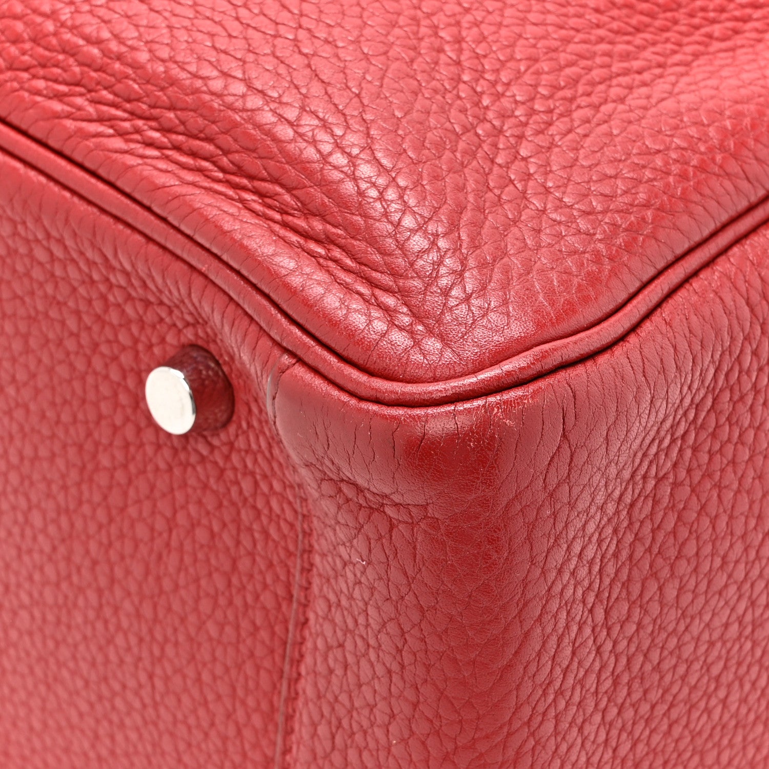 Hermes Taurillon Clemence Lindy 30 Rouge Garance 14 of 17