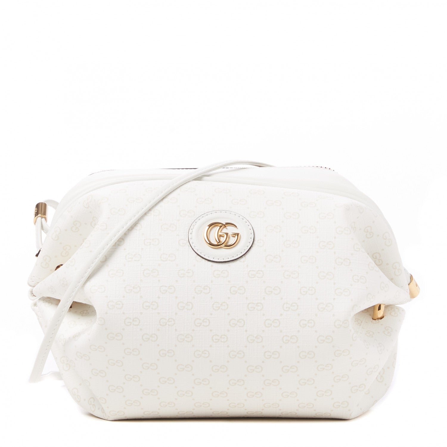 Gucci Mini Vintage GG Supreme Monogram GG New Candy Crossbody Great White 1 of 9