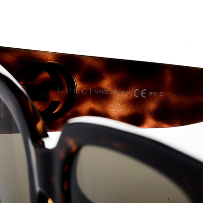 Gucci Oversized Sunglasses GG 3836/F/S Tortoise 7 of 9